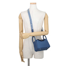 Load image into Gallery viewer, HERMES Lindy Blue Tie Taurillon Clemence Size Mini