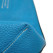 Load image into Gallery viewer, HERMES Double sense Etain/Blue Zanzibar Taurillon Clemence Size 28