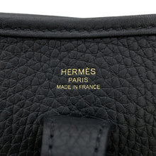 将图像加载到图库查看器中,HERMES Evelyne3 Black Taurillon Clemence Size 23