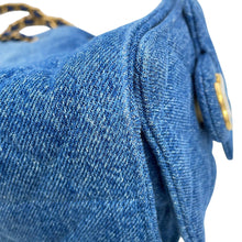将图像加载到图库查看器中,CHANEL CHANEL25 ChainShoulder Bag BlueAS5631-B23556-U7740 Washed Denim Size Mini