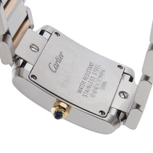 Load image into Gallery viewer, CARTIER Tank Française SM 160th Anniversary Limited Edition - Limited to 1200 pieces in Asia H25mm × W20mm Stainless Steel K18PG Silver/Pink DialW51036Q4