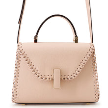 Load image into Gallery viewer, Valextra Iside Blanket Stitch Cheek PinkWBES0022593VOC99PBM Leather Size micro