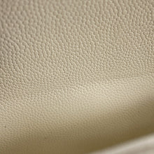 Load image into Gallery viewer, CHANEL Matelasse W Flap ChainShoulder Bag WhiteA01112 Caviar Leather Size 25