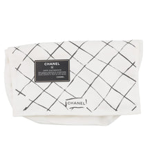 Load image into Gallery viewer, CHANEL Matelasse W Flap ChainShoulder Bag WhiteA01112 Caviar Leather Size 25