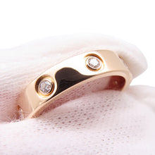 Load image into Gallery viewer, CARTIER Love Diamond Ring Small Model Size Small/50/#10B4050850/B4050800 18K Pink Gold