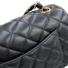 Load image into Gallery viewer, CHANEL Classic Matelasse ChainShoulder Bag BlackA69900 Lambskin Size 20