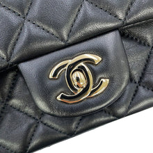 Load image into Gallery viewer, CHANEL Classic Matelasse ChainShoulder Bag BlackA69900 Lambskin Size 20