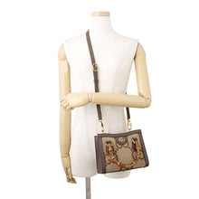 Load image into Gallery viewer, GUCCI Diana Bamboo 2-way Bag Beige/Brown655661 Canvas Leather Size Mini