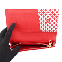 Load image into Gallery viewer, LOUIS VUITTON Portefeuille Brazza Pharrell Williams/NIGO Collaboration 2025 Fall/Winter Collection RedN40780 Damier Friendship Canvas