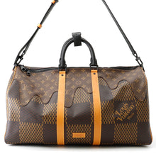 Load image into Gallery viewer, LOUIS VUITTON Keepall Bandouliere NoirN40360 Damier Ebene Canvas Giant Monogram NIGOCollaboration Size 50