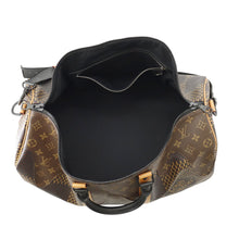 Load image into Gallery viewer, LOUIS VUITTON Keepall Bandouliere NoirN40360 Damier Ebene Canvas Giant Monogram NIGOCollaboration Size 50