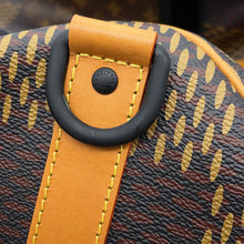 Load image into Gallery viewer, LOUIS VUITTON Keepall Bandouliere NoirN40360 Damier Ebene Canvas Giant Monogram NIGOCollaboration Size 50