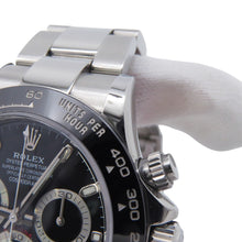 将图像加载到图库查看器中,ROLEX Cosmograph Daytona W40mm Stainless Steel Black Dial116500LN