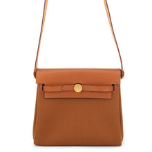 将图像加载到图库查看器中,HERMES Herbag zip Fove Toile H Vache Hunter Leather Size Mini
