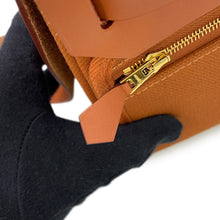 将图像加载到图库查看器中,HERMES Herbag zip Fove Toile H Vache Hunter Leather Size Mini