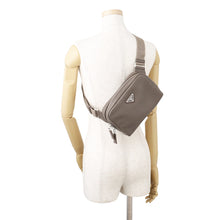 Load image into Gallery viewer, PRADA Vitello Dino Shoulder Bag Greige2VH184 Leather