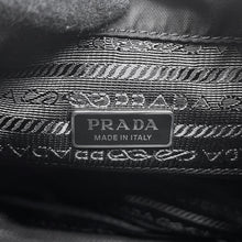 Load image into Gallery viewer, PRADA Re-Nylon Drawstring Bag 2WAYBag Black1BE067 Nylon Leather Rhinestone Beads