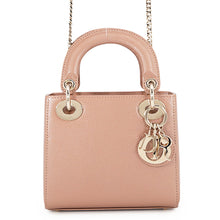 Load image into Gallery viewer, Dior Lady Dior 2way Bag Rose De Van Karung Size Mini