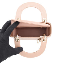 Load image into Gallery viewer, Dior Lady Dior 2way Bag Rose De Van Karung Size Mini