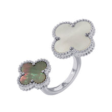 Load image into Gallery viewer, Van Cleef & Arpels Magic Alhambra Entre Le Door Ring Size 52/#12VCARN05652/VCARN05600 18K White Gold