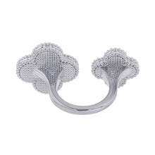 Load image into Gallery viewer, Van Cleef & Arpels Magic Alhambra Entre Le Door Ring Size 52/#12VCARN05652/VCARN05600 18K White Gold
