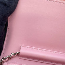 将图像加载到图库查看器中,CHANEL Boy Chanel Chain Wallet Pink/StrassA80287 Leather/Rhinestone