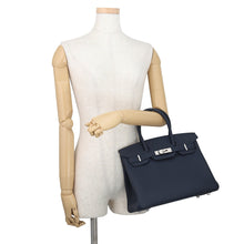 Load image into Gallery viewer, HERMES Birkin Blue Nuit Togo Leather Size 30