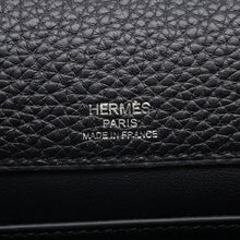 Load image into Gallery viewer, HERMES Sac Adepesh Black Togo Leather Size 21