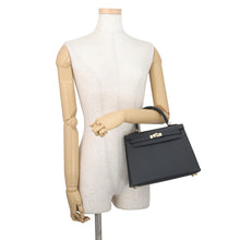 Load image into Gallery viewer, HERMES Kelly Sellier Plomb Epsom Size 25