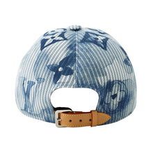 Load image into Gallery viewer, LOUIS VUITTON Cap - Hickory Stripe Size 60 BlueM76755 Cotton100%