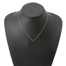 将图像加载到图库查看器中,HERMES Pop Ash Necklace Black Gold Plated Lacquer