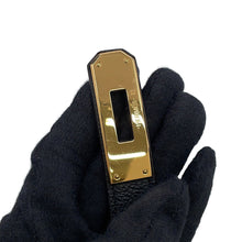 Load image into Gallery viewer, HERMES Kelly belt Black Epsom