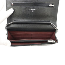 Load image into Gallery viewer, CHANEL Classic Matelasse Chain Shoulder Wallet BlackAP0250-Y01588-C3906 Caviar Leather