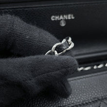 Load image into Gallery viewer, CHANEL Classic Matelasse Chain Shoulder Wallet BlackAP0250-Y01588-C3906 Caviar Leather