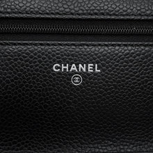 Load image into Gallery viewer, CHANEL Classic Matelasse Chain Shoulder Wallet BlackAP0250-Y01588-C3906 Caviar Leather
