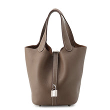 Load image into Gallery viewer, HERMES Picotin Lock Etoupe Taurillon Clemence Size PM