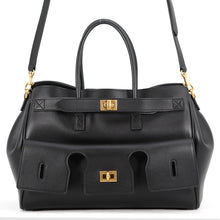 将图像加载到图库查看器中,BALENCIAGA Bel Air Carryall Black812545 Calf Leather