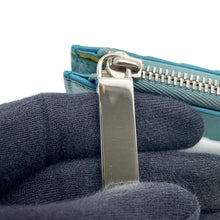 Load image into Gallery viewer, GUCCI Logomania Leather Fragment Case Light Blue/Yellow835073 Leather