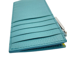 Load image into Gallery viewer, GUCCI Logomania Leather Fragment Case Light Blue/Yellow835073 Leather