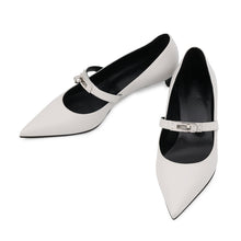 Load image into Gallery viewer, HERMES Pumps 《Chiara》 Gris Claire Leather Size 35H