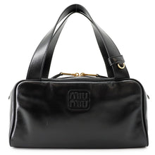 Load image into Gallery viewer, MIUMIU Bowling Handbag Black5BB182 Leather