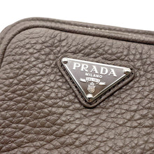 将图像加载到图库查看器中,PRADA Smartphone Case Cross Body Bag Khaki2ZH195 Leather