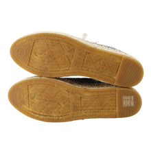 将图像加载到图库查看器中,CELINE Triomphe Espadrilles Navy/White36246513C Canvas Size 38