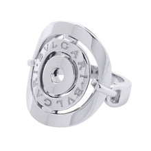 Load image into Gallery viewer, BVLGARI Astrale Cherki Ring Size Approximately 11 18K White Gold