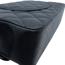 Load image into Gallery viewer, CHANEL Matelasse W Flap ChainShoulder Bag BlackA01112 Caviar Leather Size 25