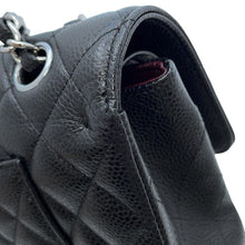 Load image into Gallery viewer, CHANEL Matelasse W Flap ChainShoulder Bag BlackA01112 Caviar Leather Size 25