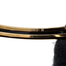 Load image into Gallery viewer, HERMES Uni Bangle Size 65 LilasH240001F Gold Plated Enamel