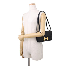 Load image into Gallery viewer, HERMES Constance Elan Miroir Black Epsom