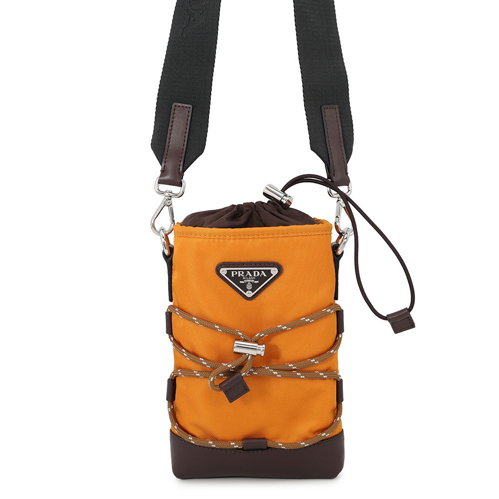 PRADA Speedlock Smartphone Pouch Orange/Black2ZT079 Nylon Leather