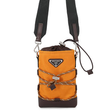 Load image into Gallery viewer, PRADA Speedlock Smartphone Pouch Orange/Black2ZT079 Nylon Leather